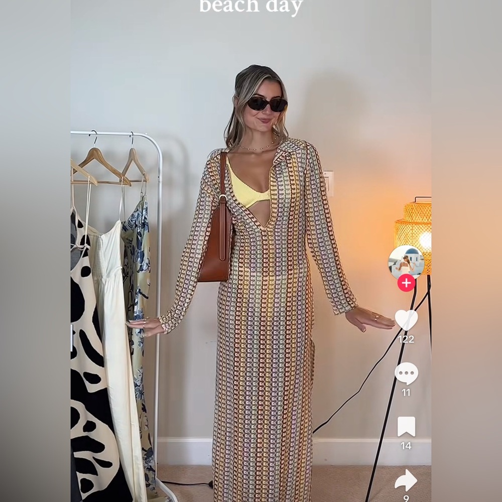 12th Tribe Multicolor Maxi Dress